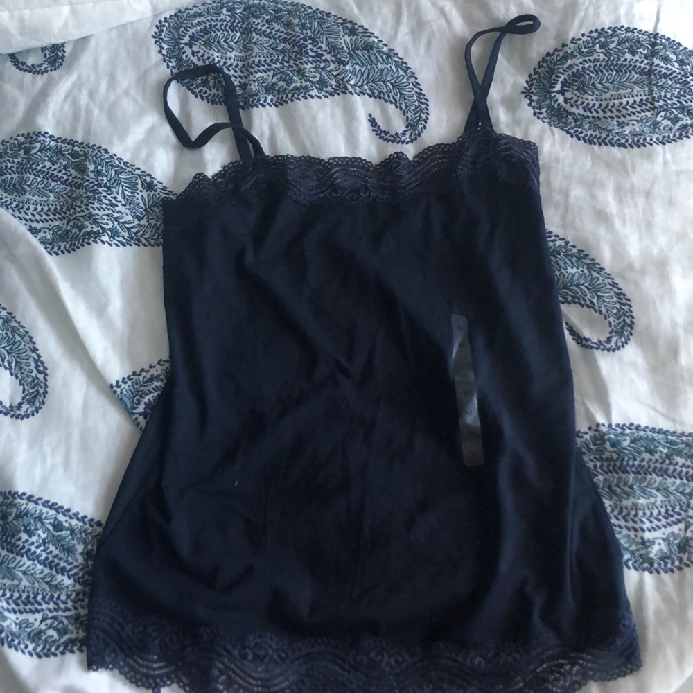 NWT Ann Taylor lace-trimmed cami